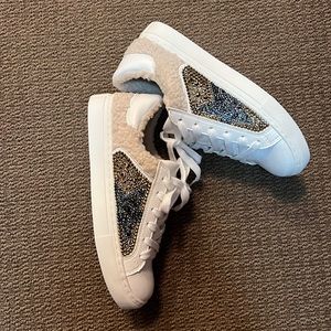 White sneakers